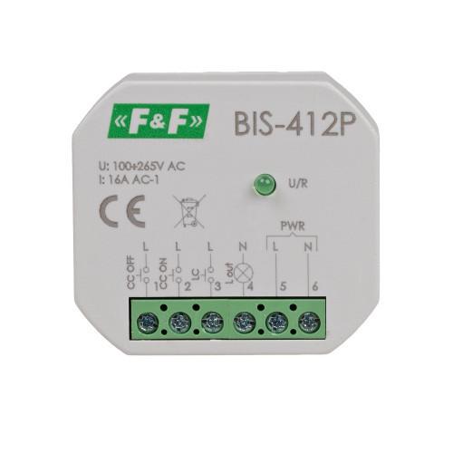 Реле импульсное F&F BIS-412P 165-265 В AC 16 A (00000062699)