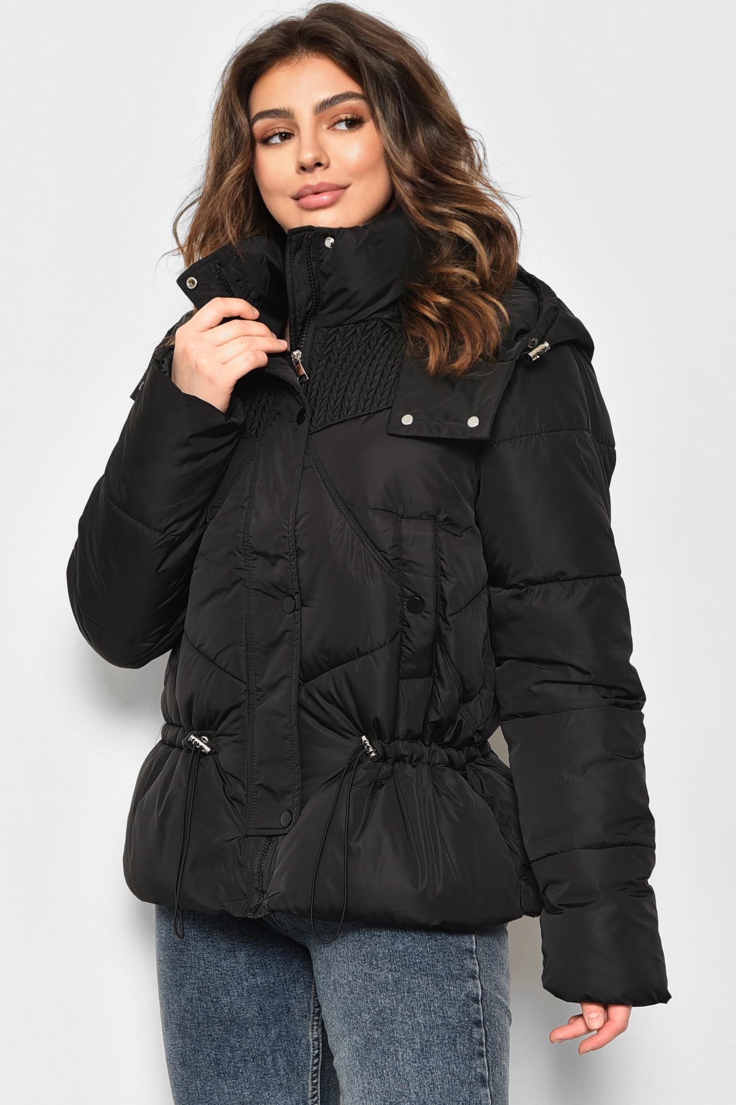 Куртка женская еврозима S Черный (176029)