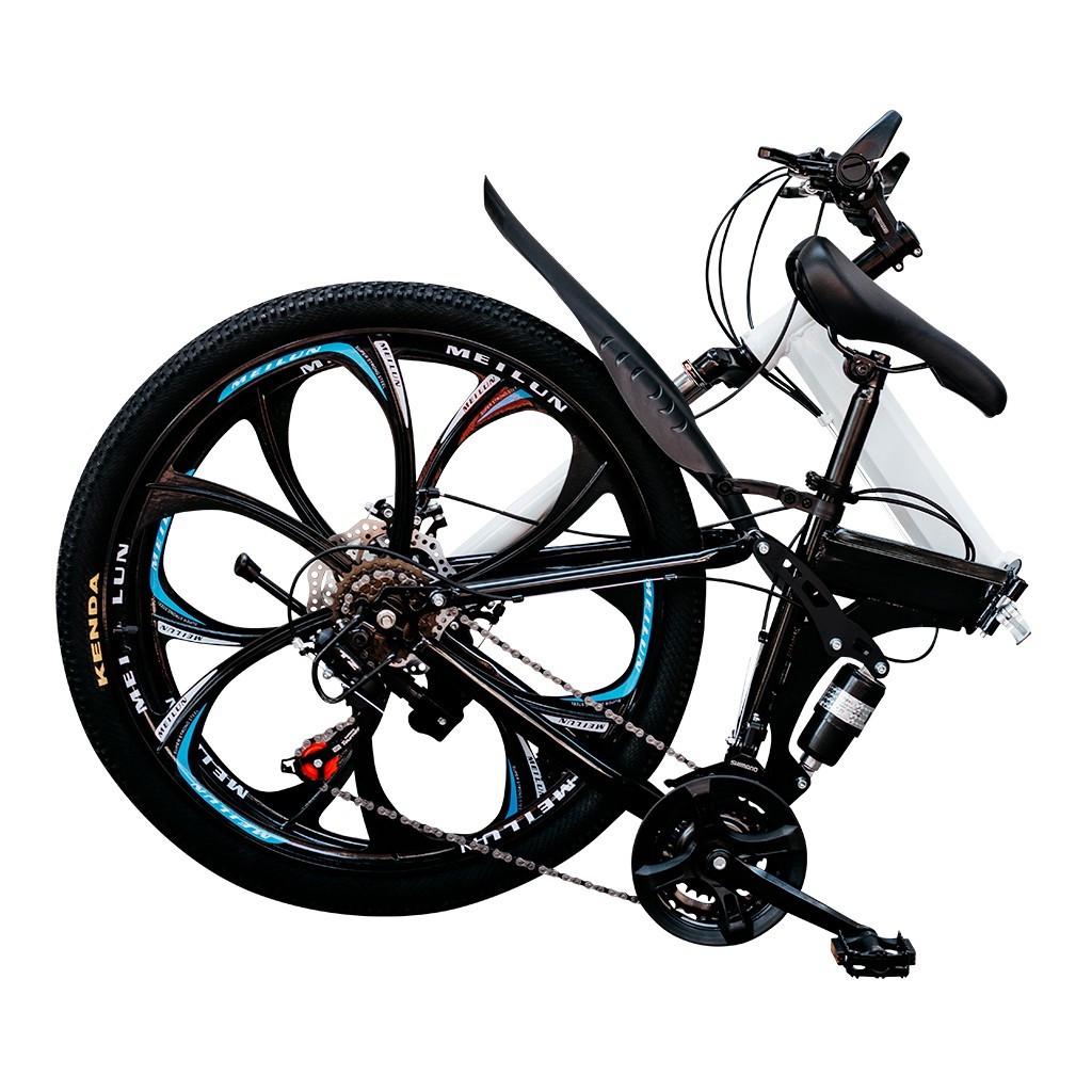 Велосипед с литыми дисками Kucher "City Power" складной шины 26" рама 17" Черно-белый (1501185781) - фото 3 Велосипед с литыми дисками Kucher "City Power" складной шины 26" рама 17" Черно-белый (1501185781) - фото 3