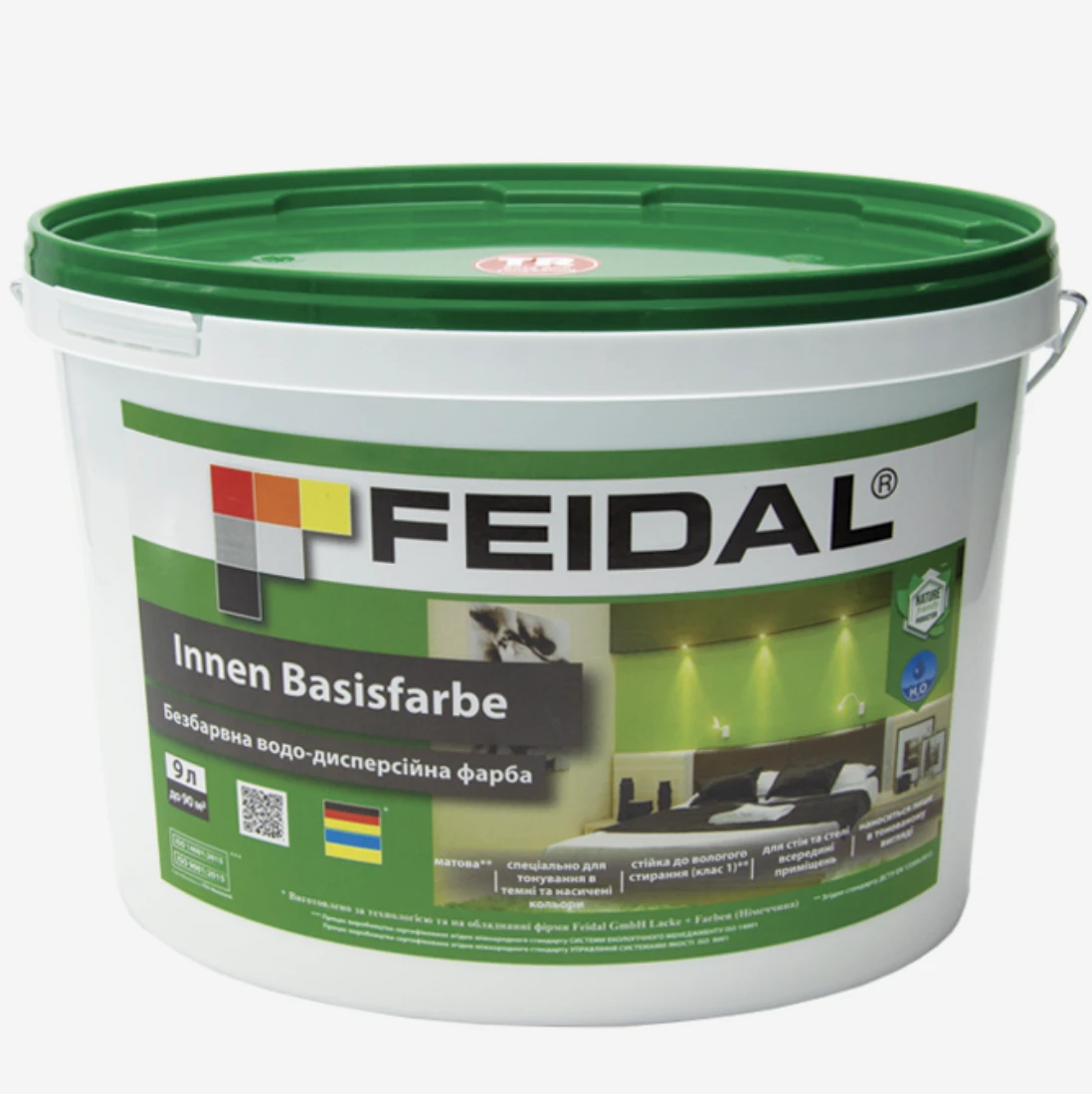 Краска латексная Feidal Innen Basisfarbe бесцветная 9 л (1886454961)