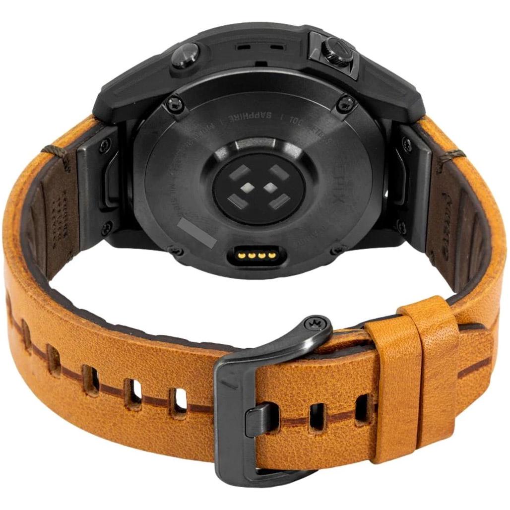 Смарт-годинник Garmin Epix 2 Sapphire - B. Titanium w. Chestnut L. Band (010-02582-30) - фото 4