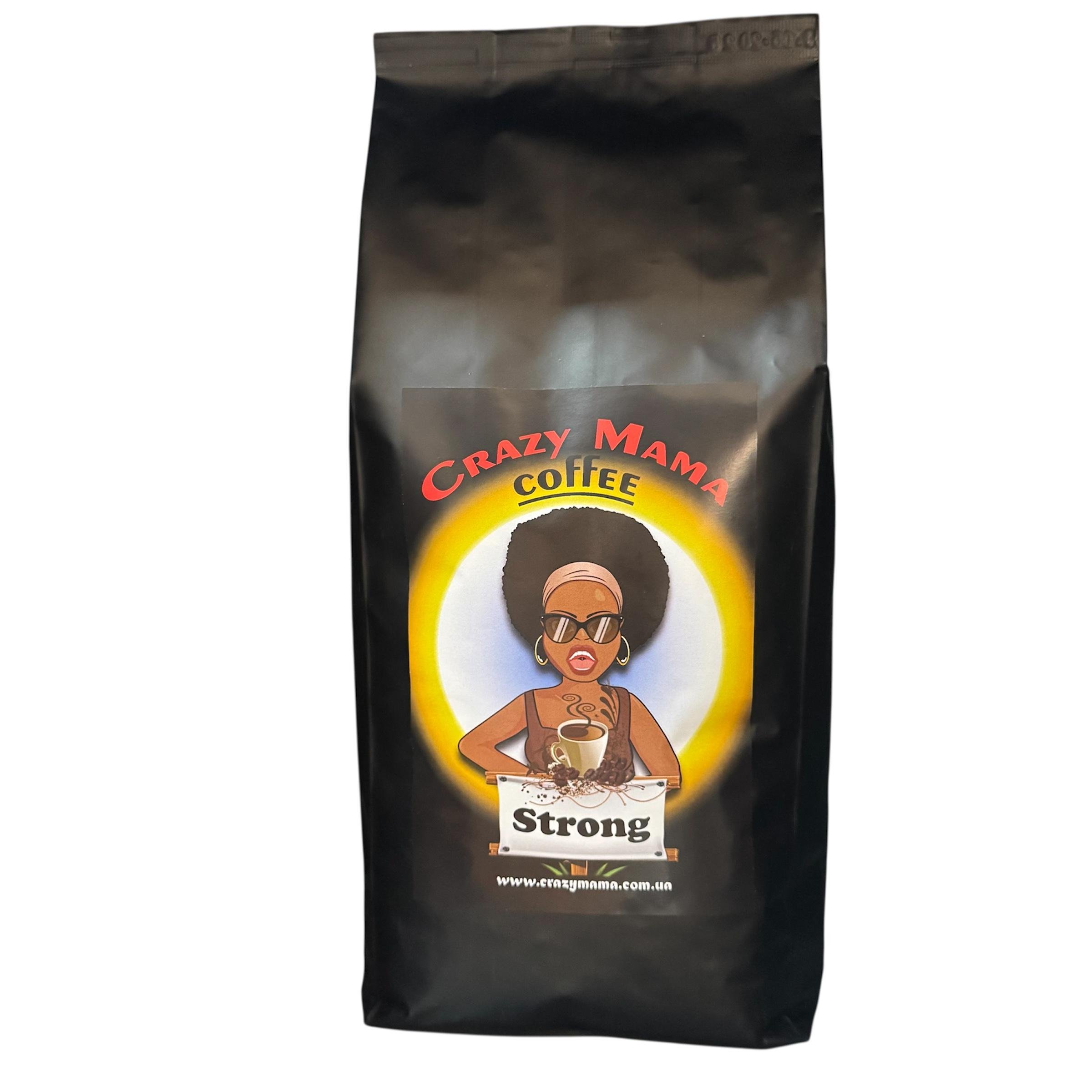 Кофе в зернах Crazy Mama Strong 1 кг (308941)