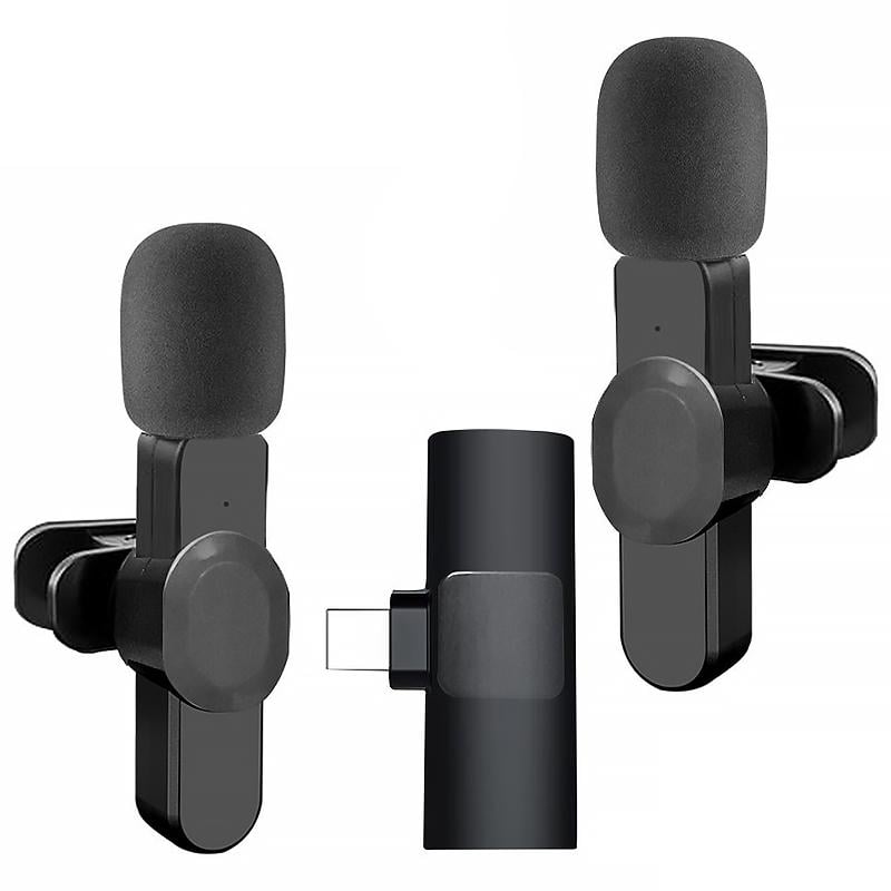 Комплект мікрофонів бездротових петличних HSX-F4 з адаптером Lightning