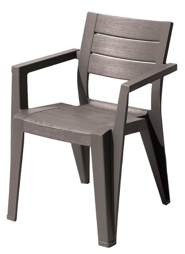 Стілець садовий Keter Julie Dining Chair Капучино (247106) - фото 9