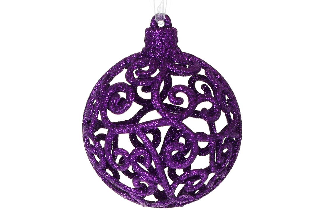Шар новогодний Ажурная BonaDi D 8 см (788-950)