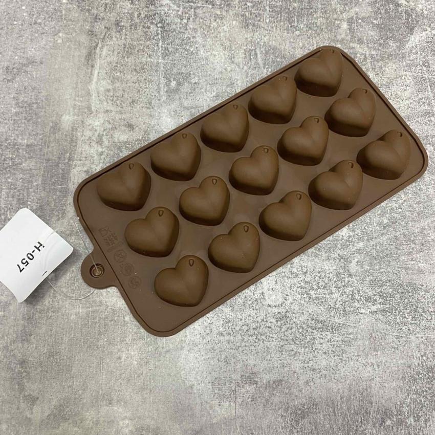 Форма для льда и конфет SNS H-057 Сердце силиконовая (1775550980)