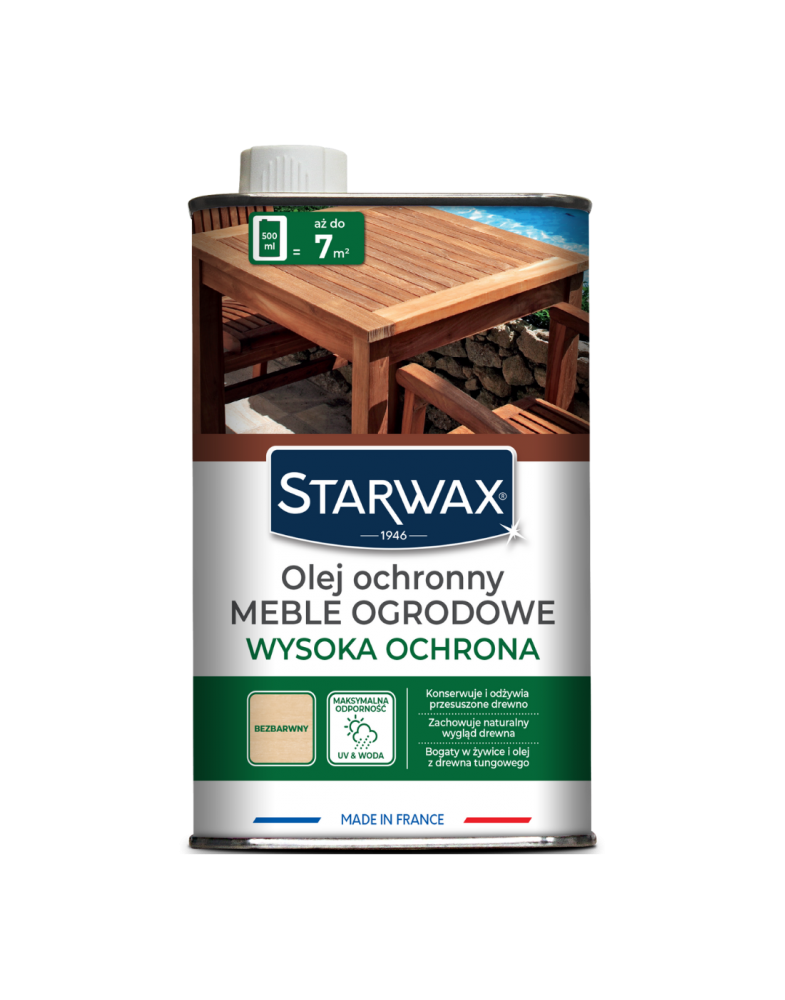 Масло жидкое защитное Starwax Садовая мебель 500 мл (3365000431467)