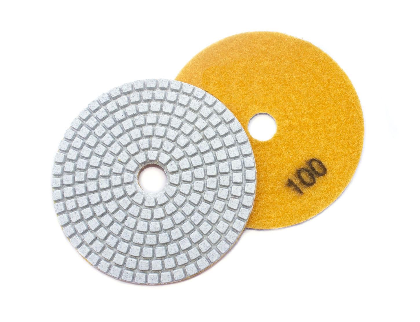 Круг шлифовальный алмазный гибкий Ракушка зерно №100 D-100 мм Круг шлифовальный алмазный гибкий Ракушка зерно №100 D-100 мм