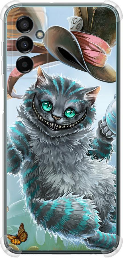 Чехол на Samsung Galaxy M23 M236B Чеширский кот 2 (3993sp-2632-42517) Чехол на Samsung Galaxy M23 M236B Чеширский кот 2 (3993sp-2632-42517)