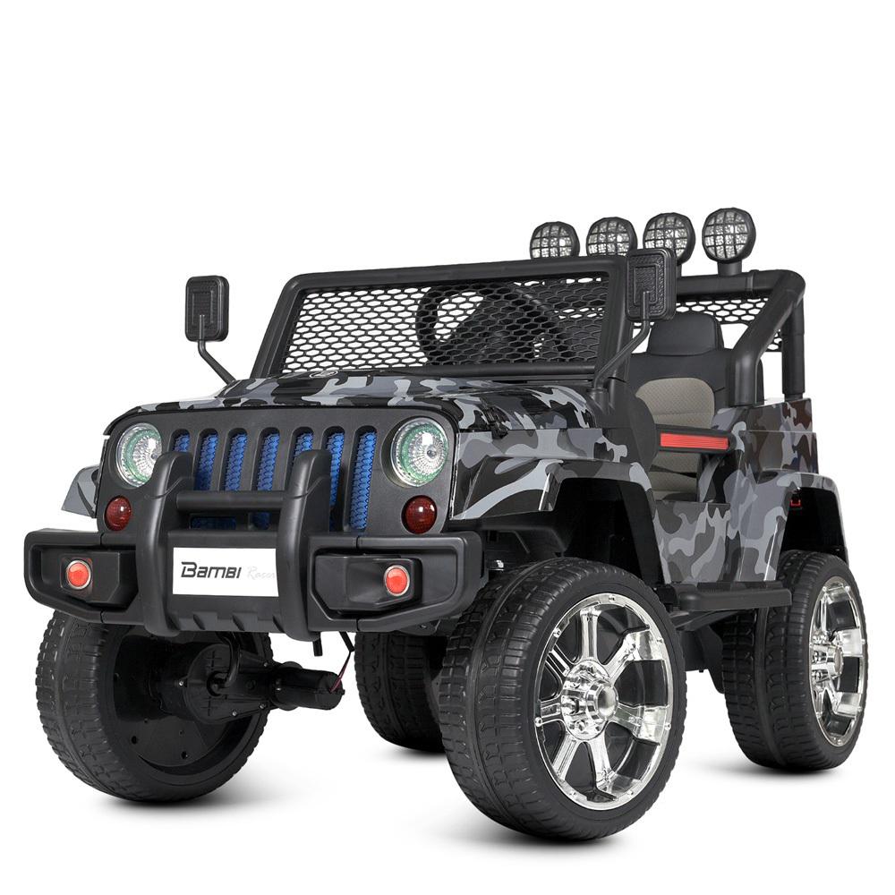 Детский электромобиль Bambi Jeep DM 3237EBLRS Серый Детский электромобиль Bambi Jeep DM 3237EBLRS Серый