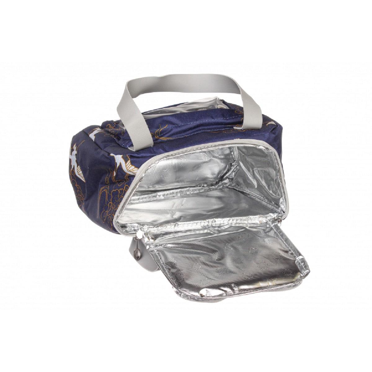 Ланч-бокс прямоугольный с прозрачным карманом Синий - фото 5 Ланч-бокс прямоугольный с прозрачным карманом Синий - фото 5