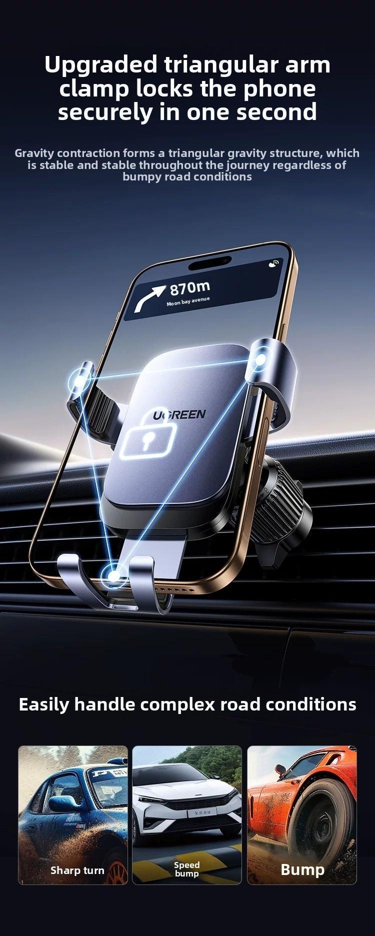 Держатель автомобильный Ugreen (55548) - фото 8