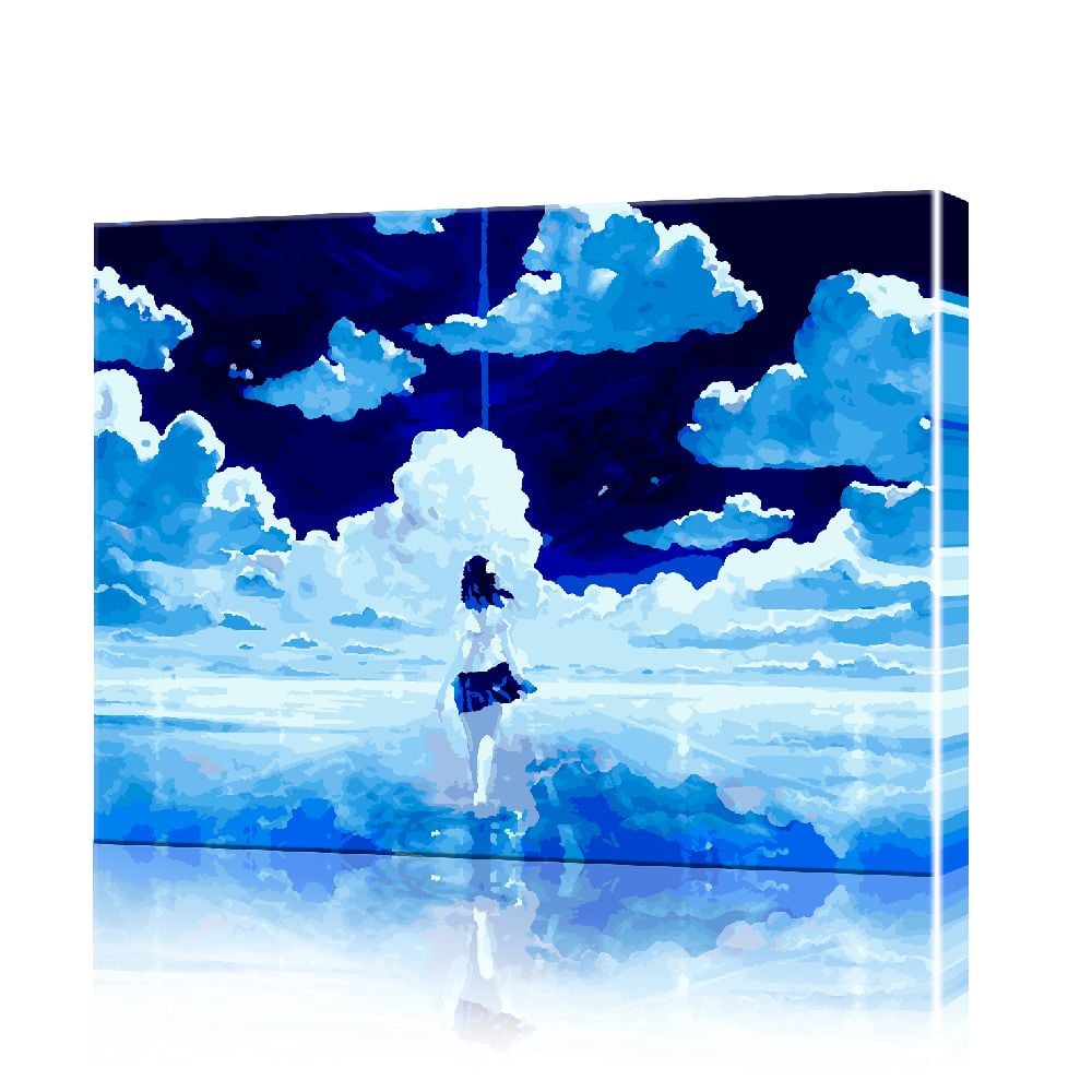 Картина по номерам ArtSale Идущая по воде PBN1006 40х50 см