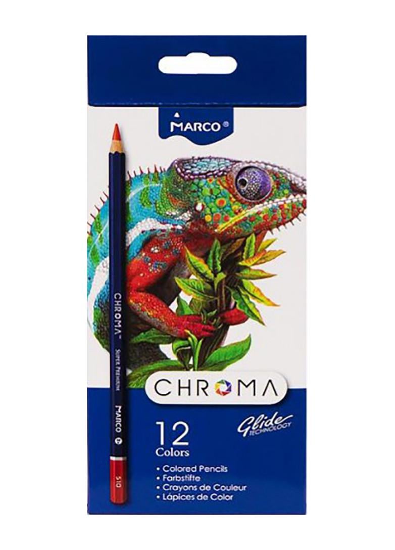 Набір шестигранних олівців Chroma 12 кольорів