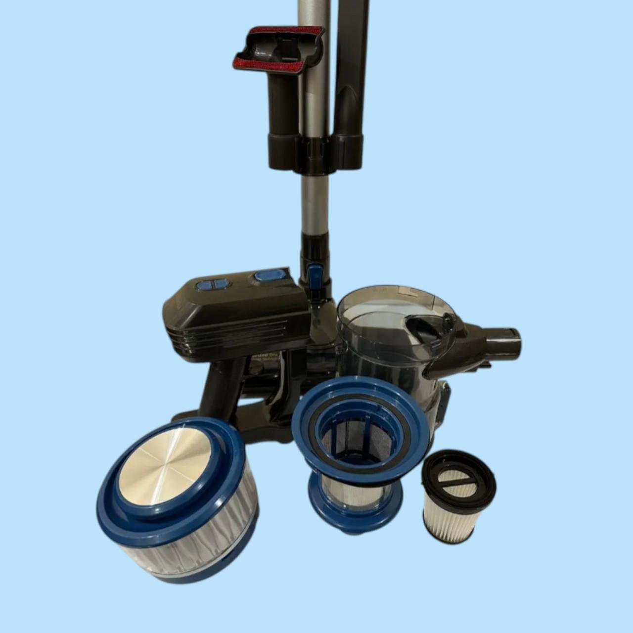 Пилосос акумуляторний вертикальний Crownberg СВ-674 з LED-підсвічуванням 2500 Вт 0,5 л (є111) - фото 8 Пилосос акумуляторний вертикальний Crownberg СВ-674 з LED-підсвічуванням 2500 Вт 0,5 л (є111) - фото 8