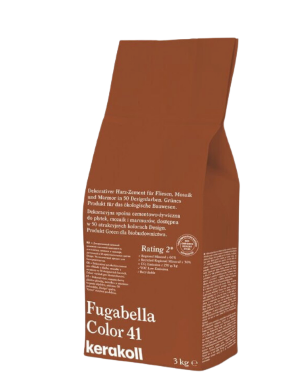 Фуга для швів Kerakoll Fugabella Color-41 3 кг Коричневий (KFG41)