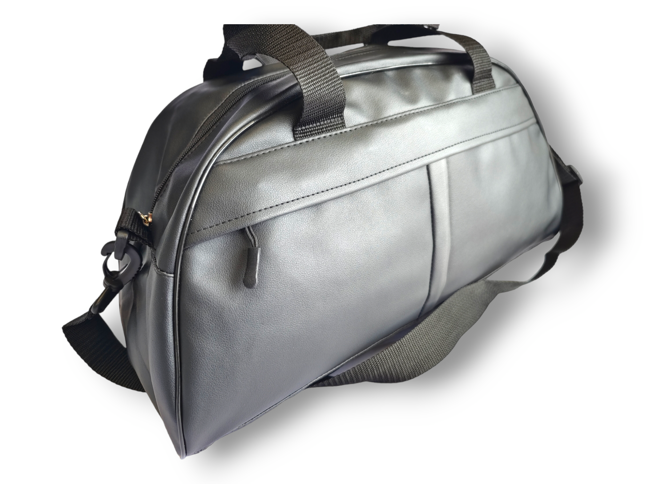 Сумка спортивная FP-02-5 искусственная кожа Черный (DR016213) - фото 2 Сумка спортивная FP-02-5 искусственная кожа Черный (DR016213) - фото 2