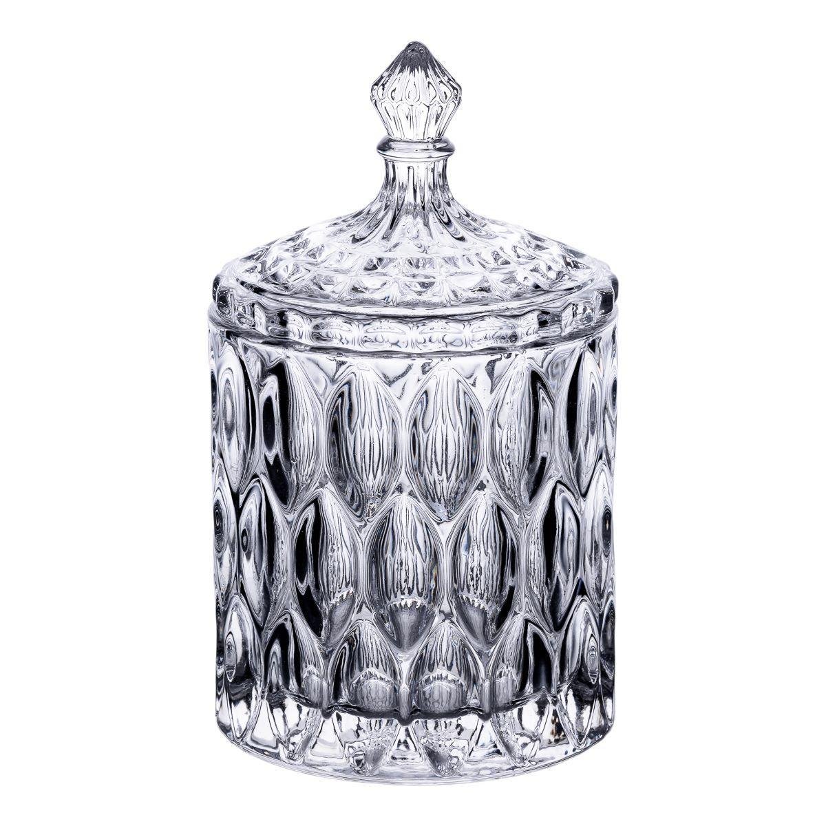 Цукорниця з кришкою кругла скляна Ø 7,5 см (HP-4-102) Цукорниця з кришкою кругла скляна Ø 7,5 см (HP-4-102)