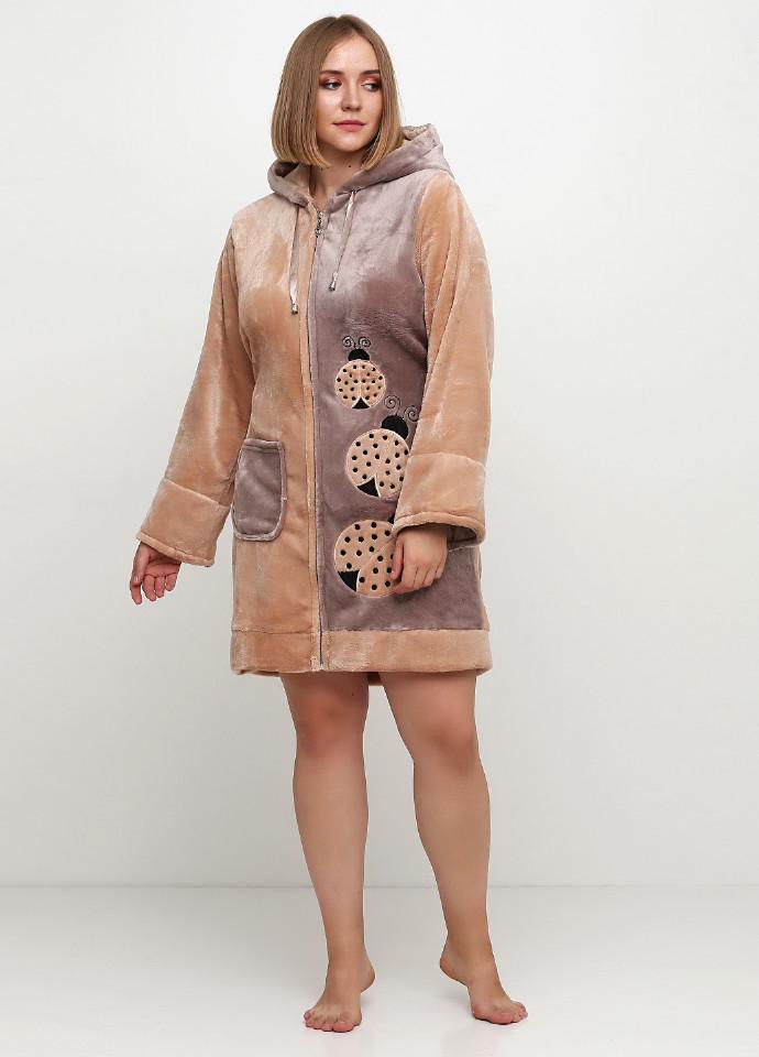 Халат Wild Love L Кофейный (177-15)