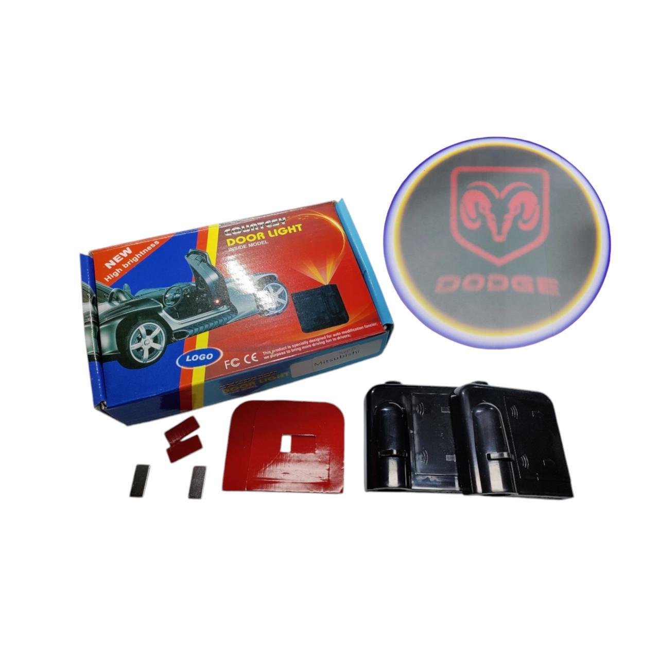 Підсвічування світлодіодне на двері автомобіля з логотипом DODGE (1773704610) - фото 5