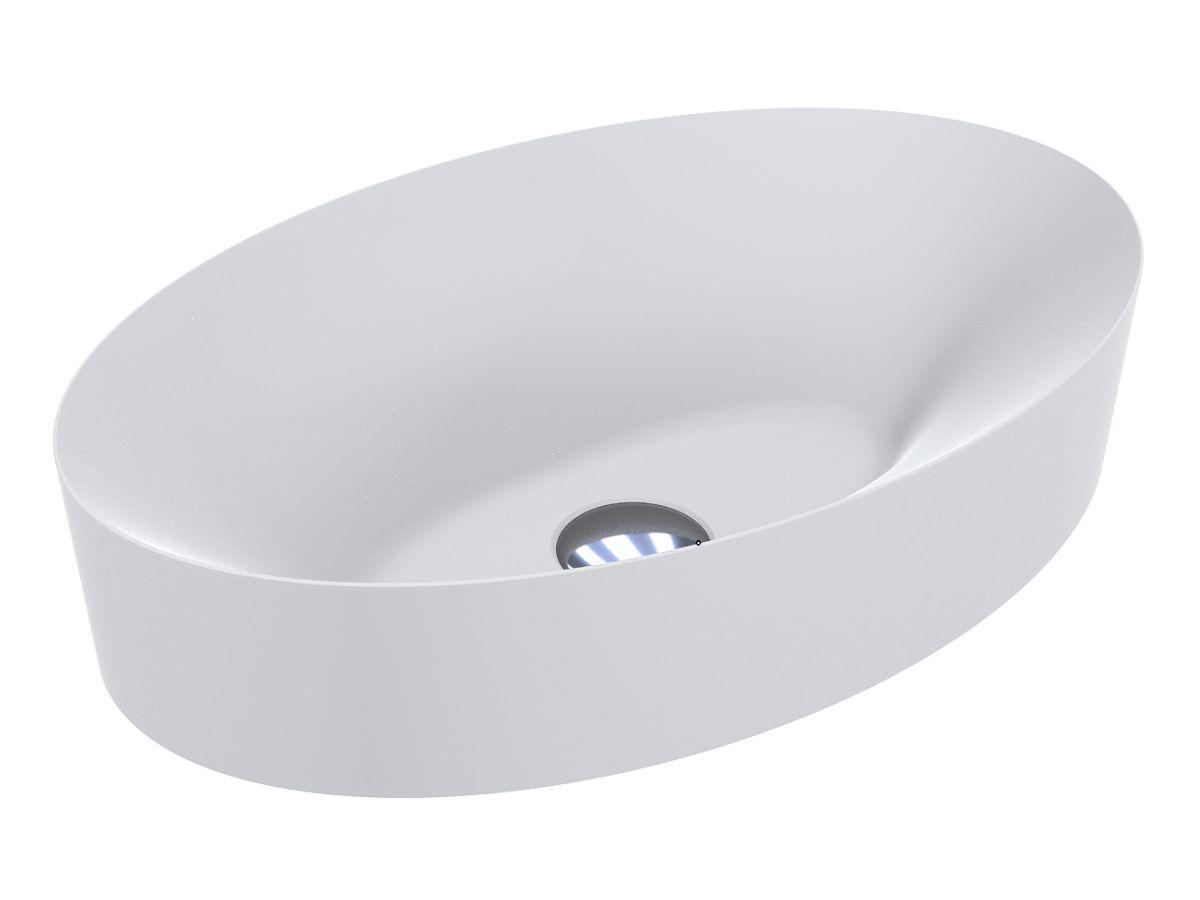 Умывальник Miraggio EVA MATT с литого мрамора матовый Белый (92197)