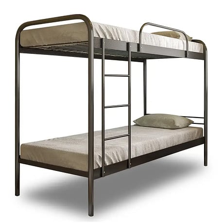 Ліжко металеве двоярусне Релакс Дуо 190х80 см Чорний (43875089738496029647829) - фото 1 Ліжко металеве двоярусне Релакс Дуо 190х80 см Чорний (43875089738496029647829) - фото 1