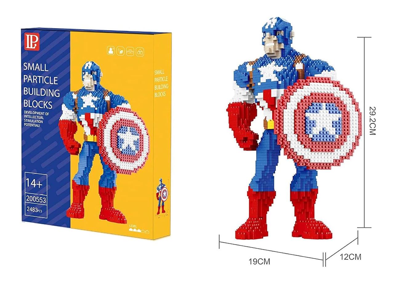 Конструктор-фигурка Bricks LP Super Hero Captain America (2290706042) - фото 2