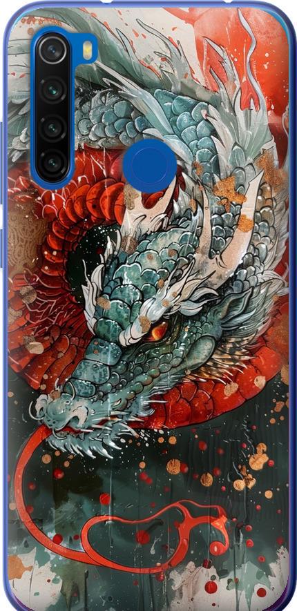 Чехол на Xiaomi Redmi Note 8T Стихия огня (6101u-1818-42517)