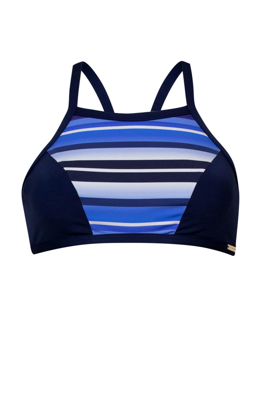 Верх купальника с мягкой чашкой Marc&Andre 46B Сине-белый (65982) - фото 3