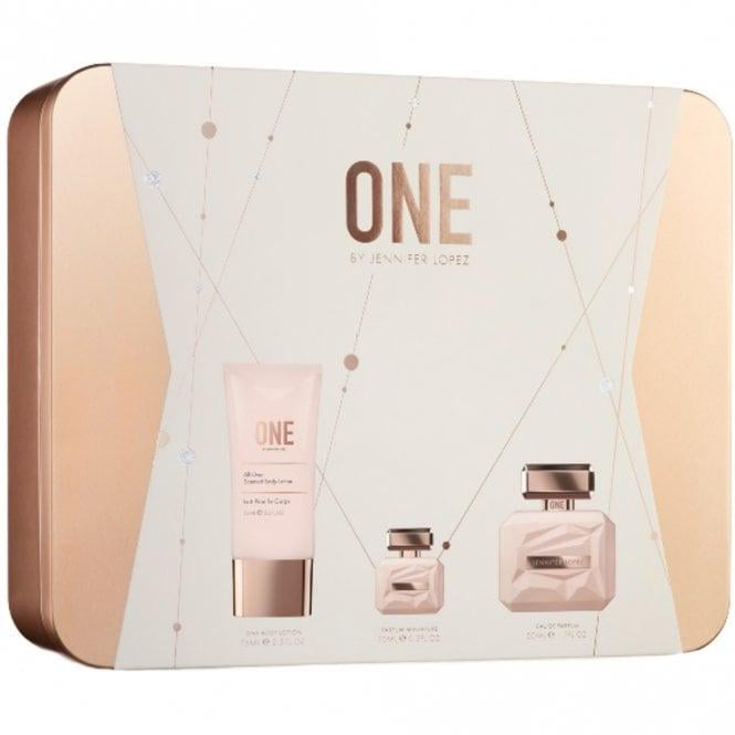 Подарочный набор One Eau De Parfum Jennifer Lopez 50/75/10 мл