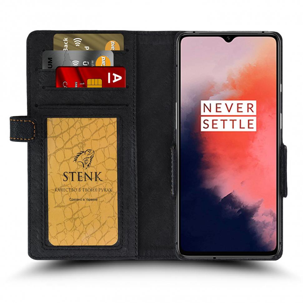Чохол книжка Stenk Wallet для OnePlus 7T Чорний (65740) Чохол книжка Stenk Wallet для OnePlus 7T Чорний (65740)
