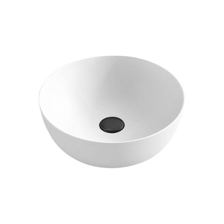 Умывальник на столешницу Nic Design Ovvio 42х14 см Белый матовый (001447003)