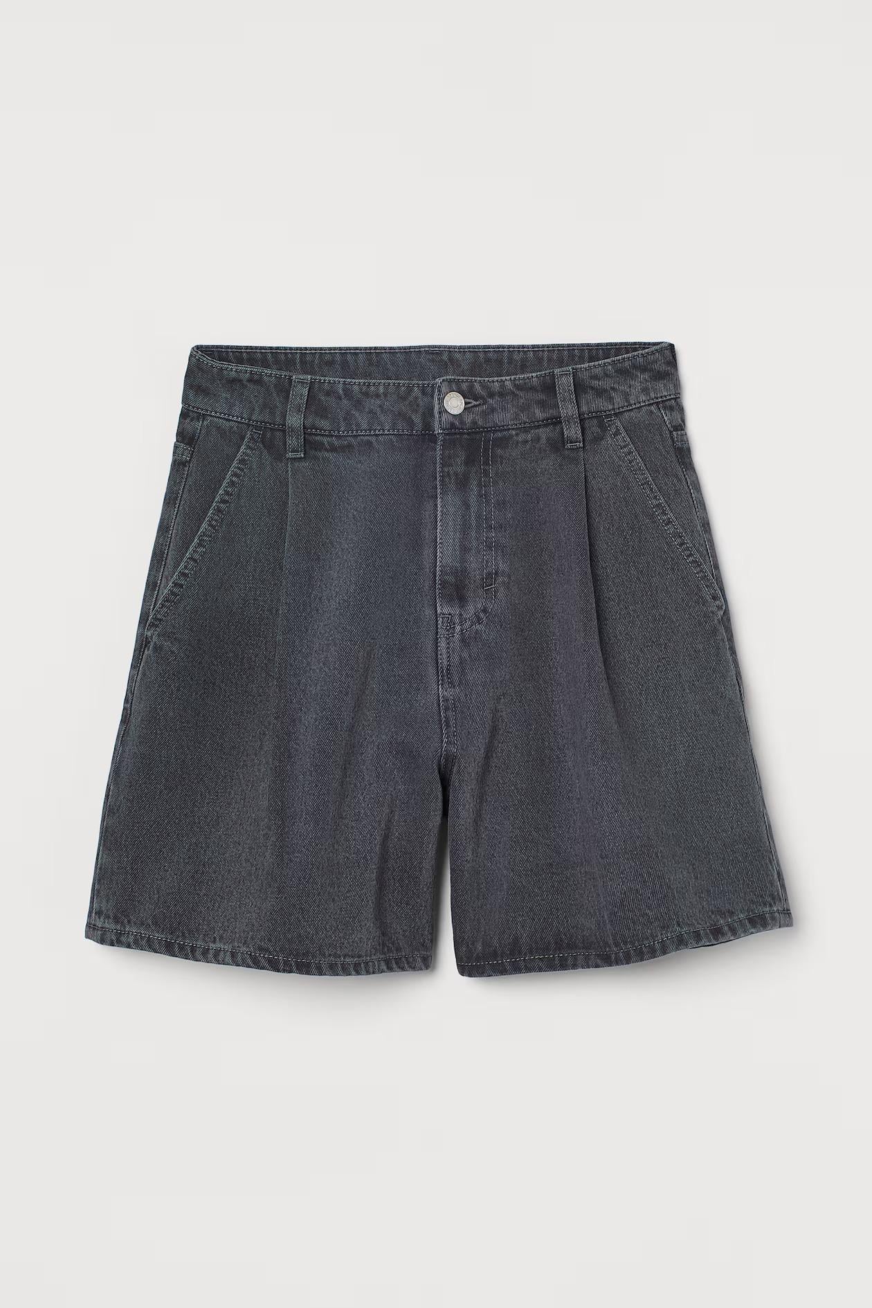 Шорти H&M р. 34 Темно-сірий (S907935624)