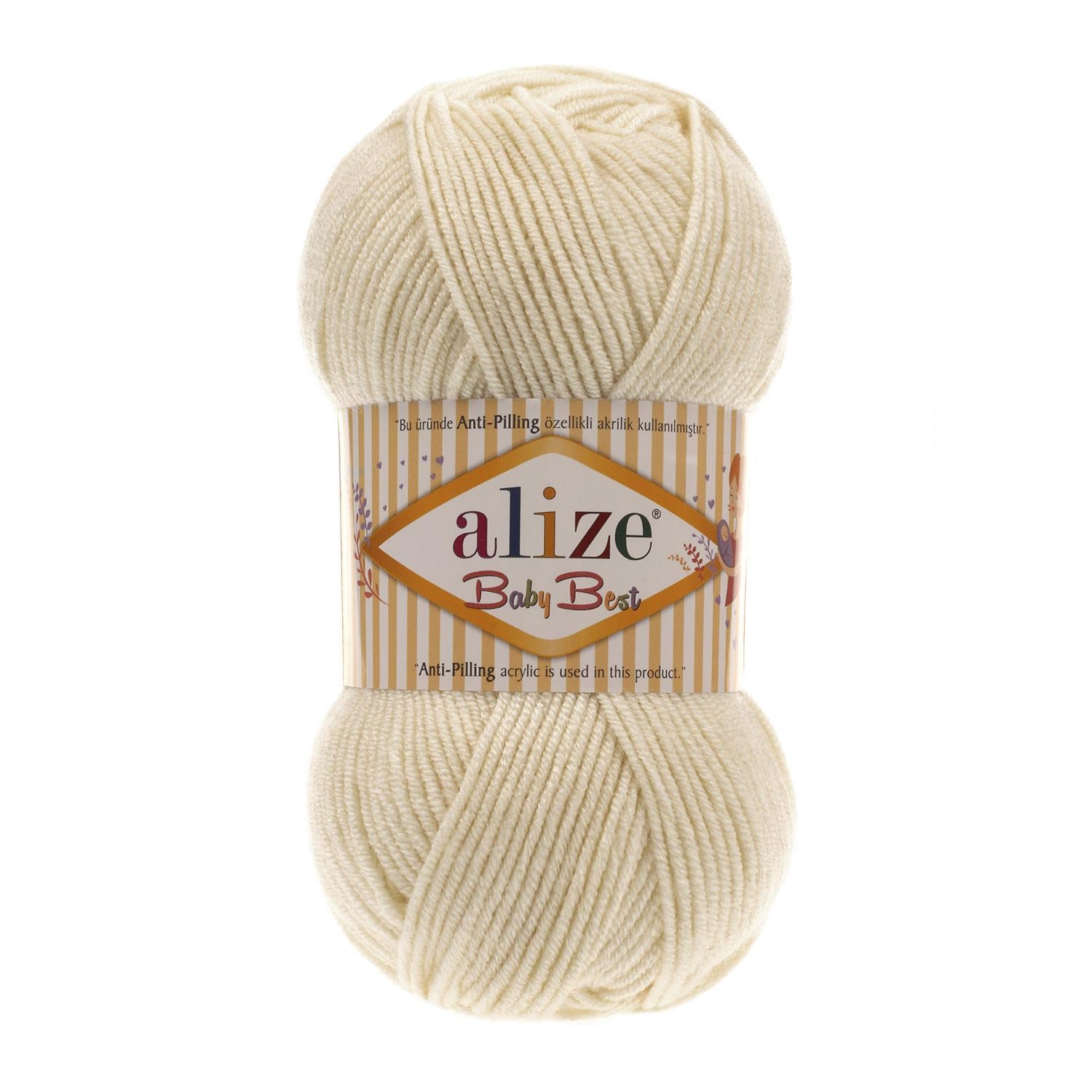 Пряжа Alize Baby Best 01