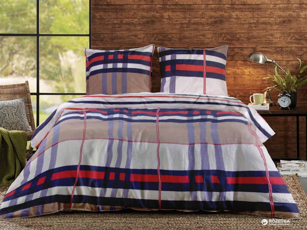 Комплект постельного белья ТЕП Шотландка евро хлопок 994 (DR012969)