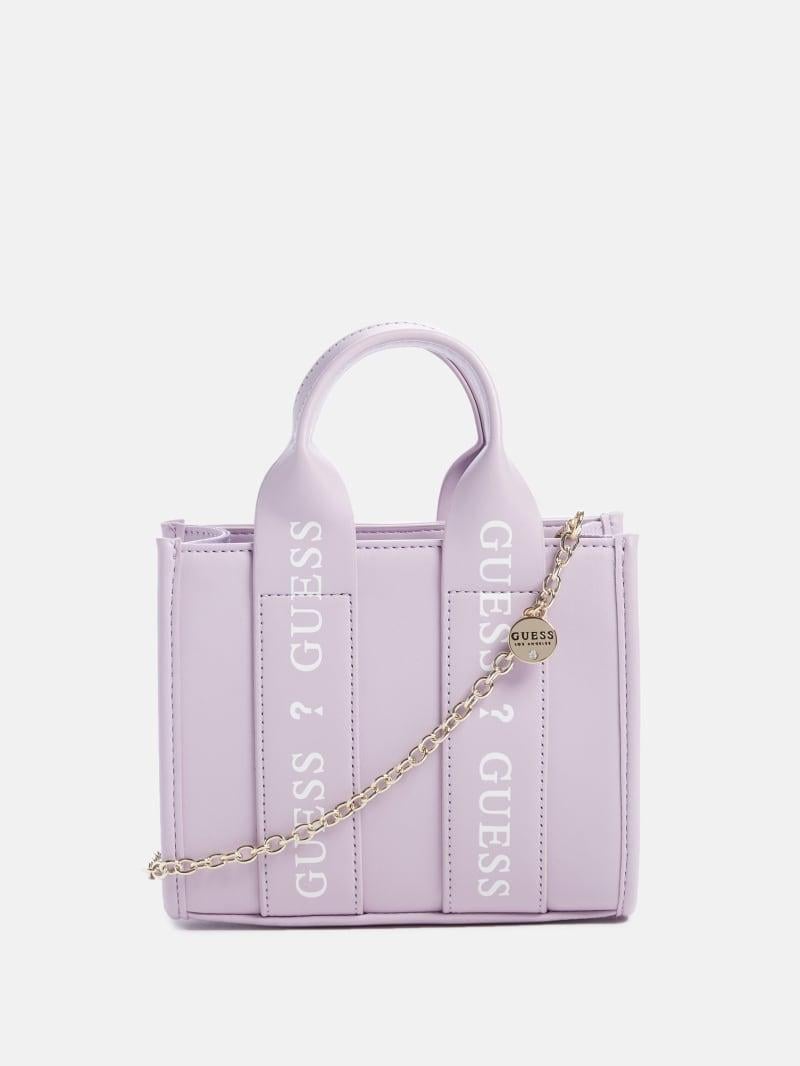 Женская сумка кросс-боди Guess Logo-Tape Mini Tote Crossbody Фиолетовый (2383100954) Женская сумка кросс-боди Guess Logo-Tape Mini Tote Crossbody Фиолетовый (2383100954)
