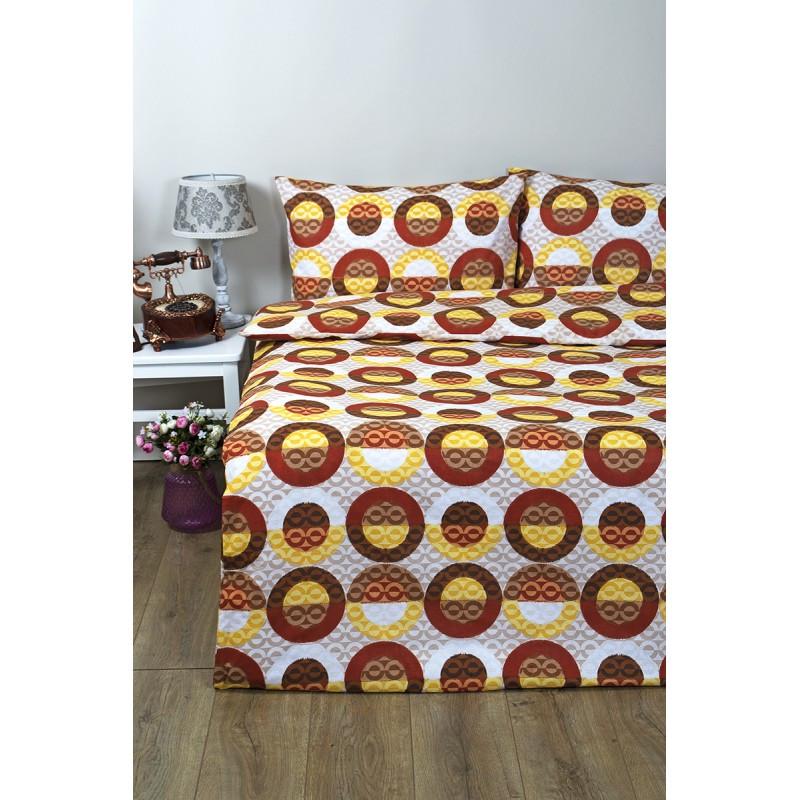 Комплект постельного белья Lotus Ranforce Flint двуспальный Желтый (svt-2000022222587)