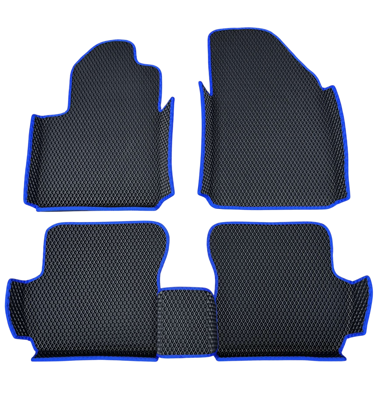 Коврики EVA с бортиками в салон для Ford Fiesta 2002-2008 гг. Черный (1984983602)