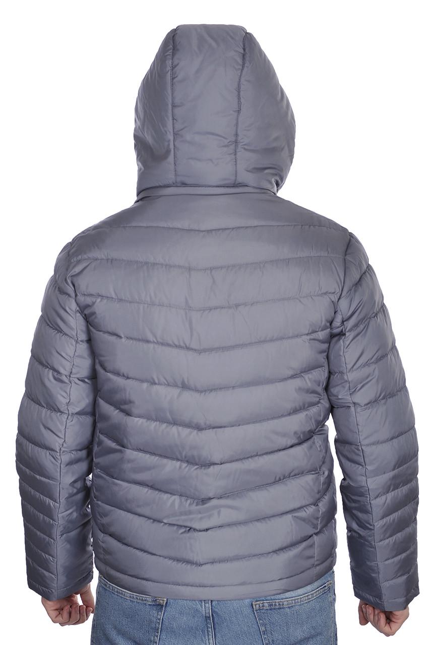 Куртка мужская еврозима Black Vinyl 24-C24-2561CQG XL Серый (24-C24-2561CQG_28_52) - фото 4