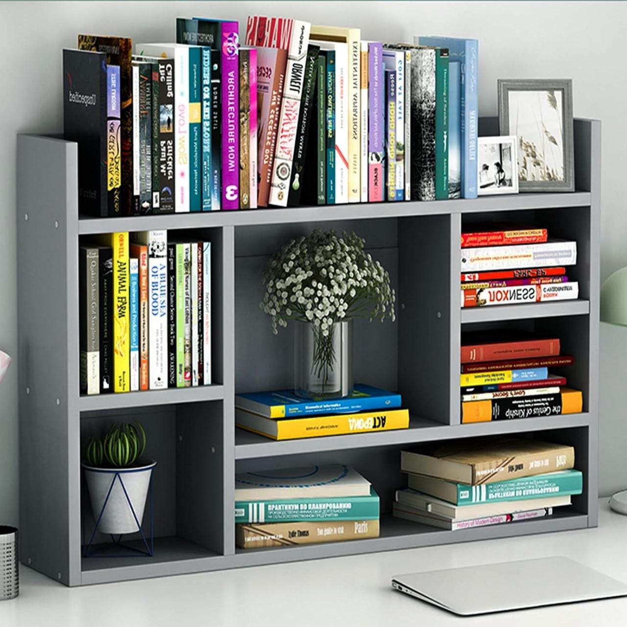 Полка-надстройка настольная из дерева Миролай маренго (АКД-003019)