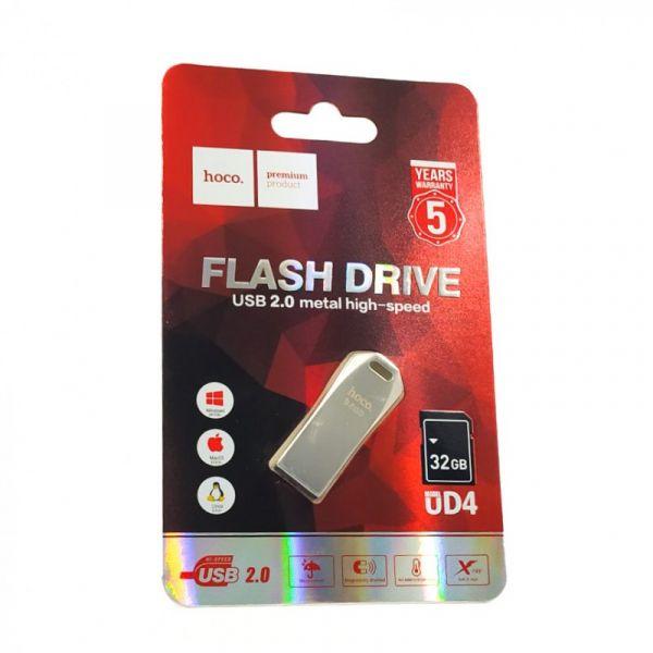 Флеш накопитель USB HOCO UD4 металлический 32 Gb - фото 3