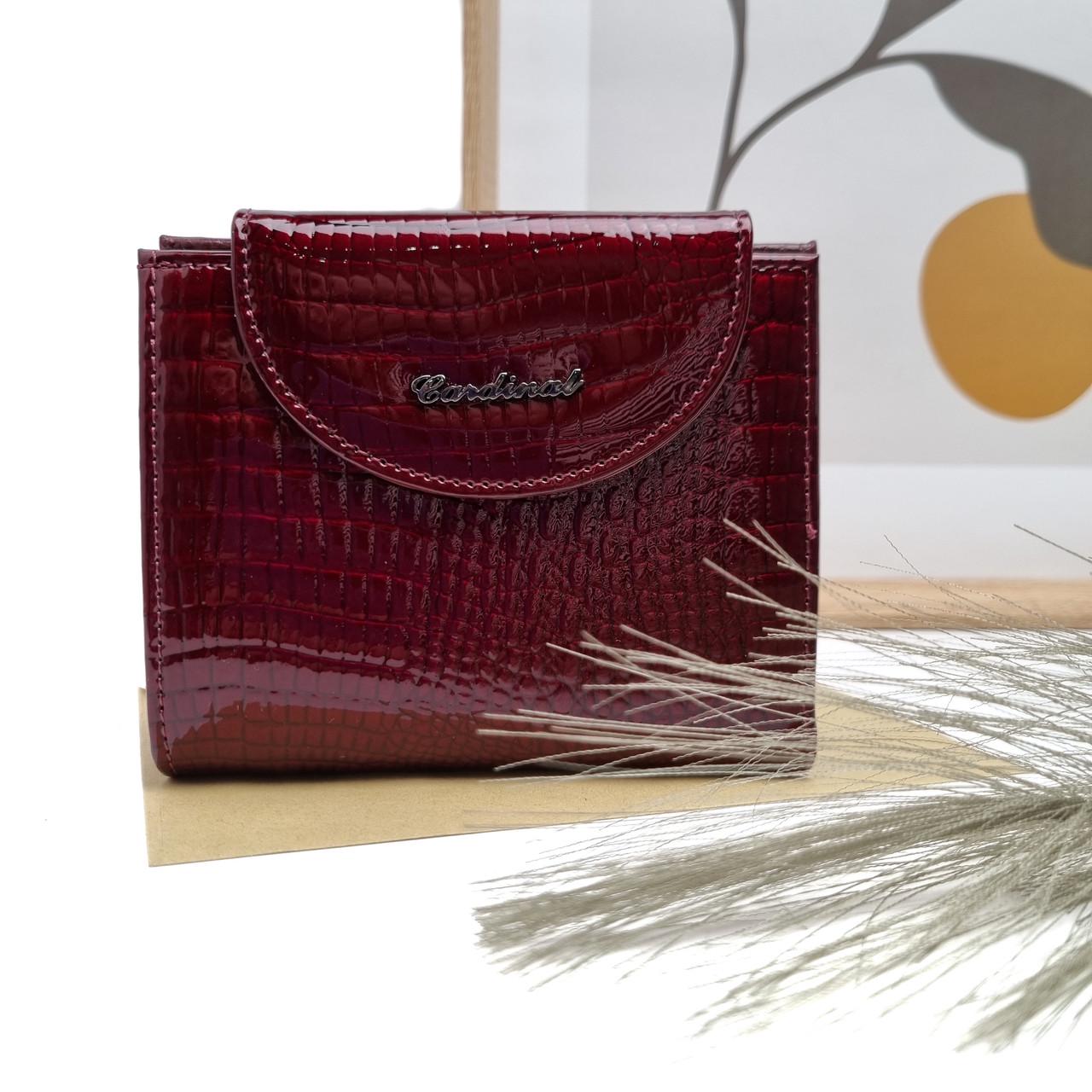 Гаманець жіночий Cardinal натуральна шкіра Бордовий (88021-E)