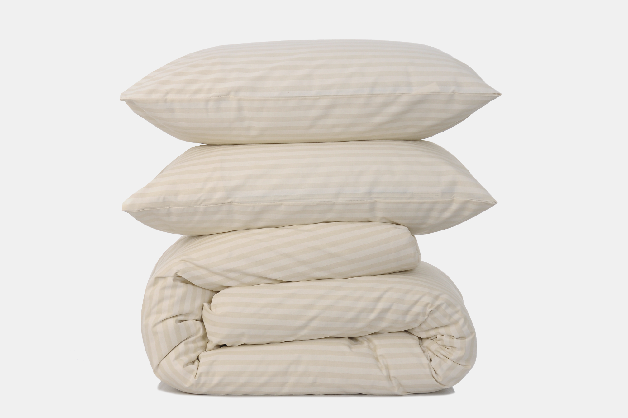 Комплект постельного белья евро Amore GLux-10023 бязь Молочный (KPB-Ae-Glux-10023beige(50x70)_)