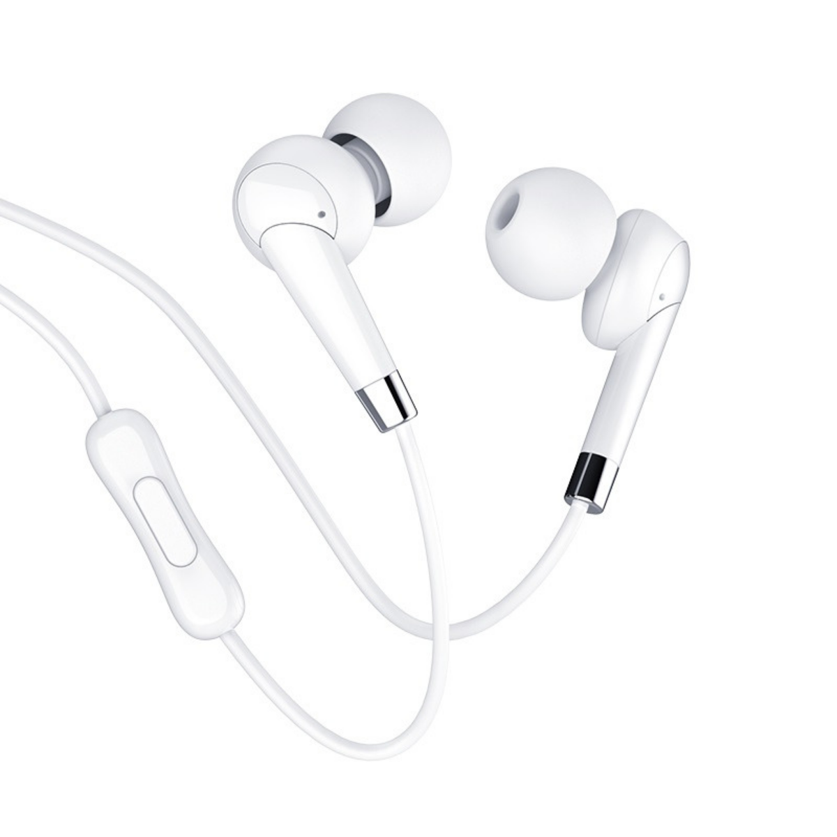 Наушники Hoco M58 Amazing universal earphones c микрофоном White