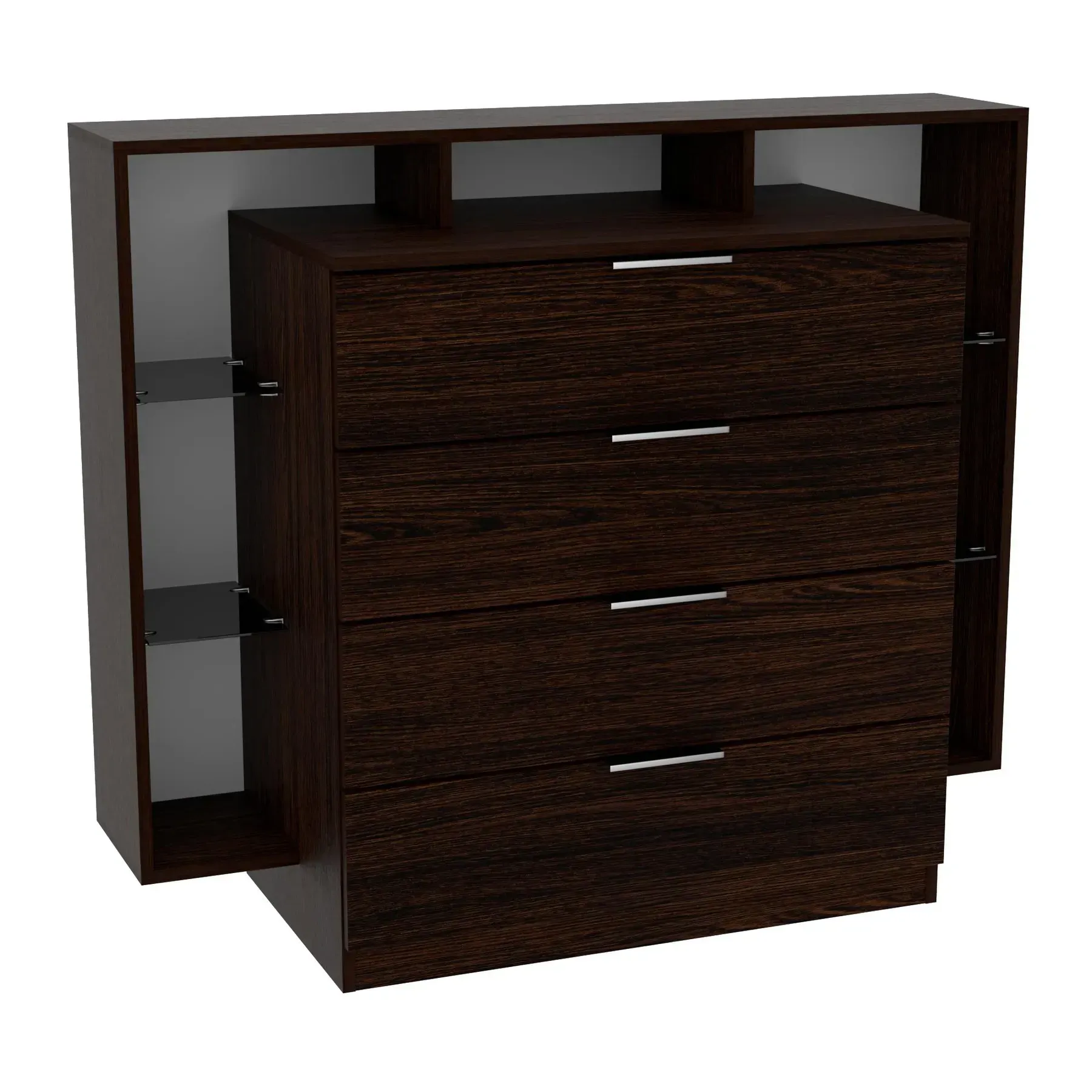 Комод Kontinent Кристалл 120х45х100 см Венге Магия (59186187) - фото 2 Комод Kontinent Кристалл 120х45х100 см Венге Магия (59186187) - фото 2