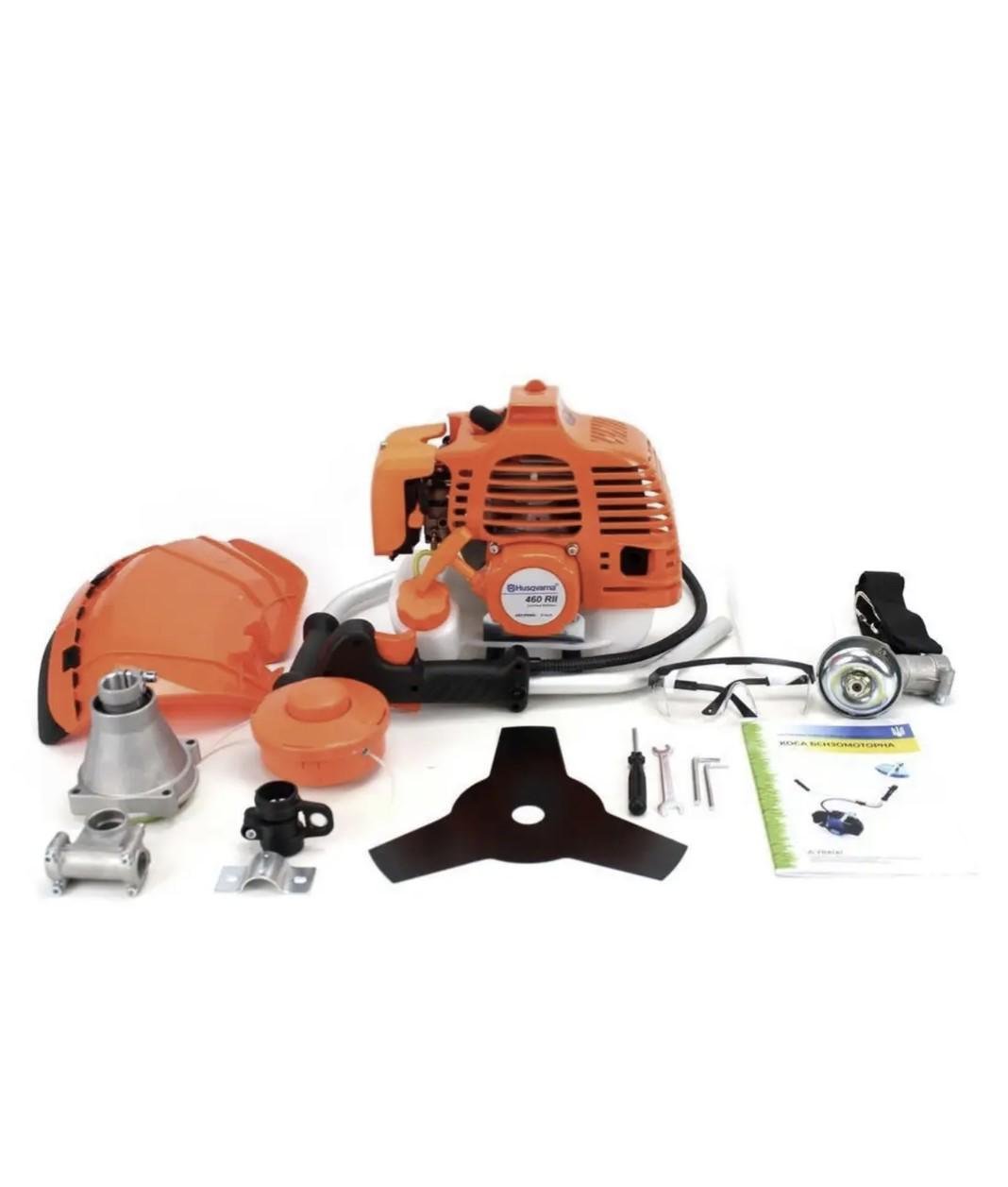 Мотокоса Husqvarna 460 RII 4,2 кВт 2-тактный двигатель Эко-серия Оранжевый (465) Мотокоса Husqvarna 460 RII 4,2 кВт 2-тактный двигатель Эко-серия Оранжевый (465)