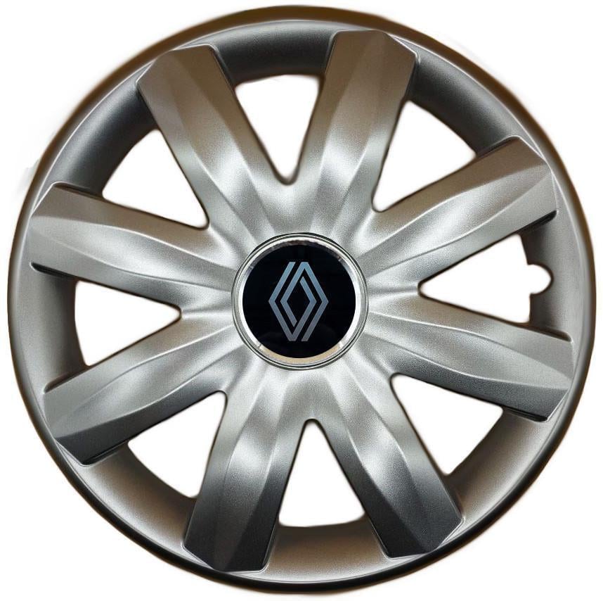 Колпаки R14 Renault NEW 221 SJS 4 шт. Серебряный (2789080897)