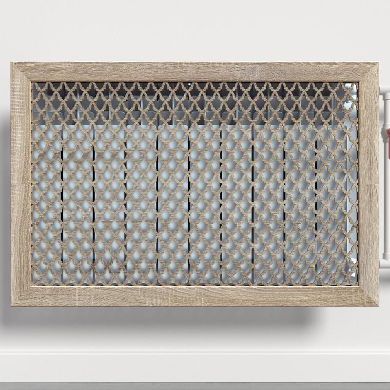 Решетка-экран на батарею SMARTWOOD 1500 мм Дуб Сонома (R20865111)