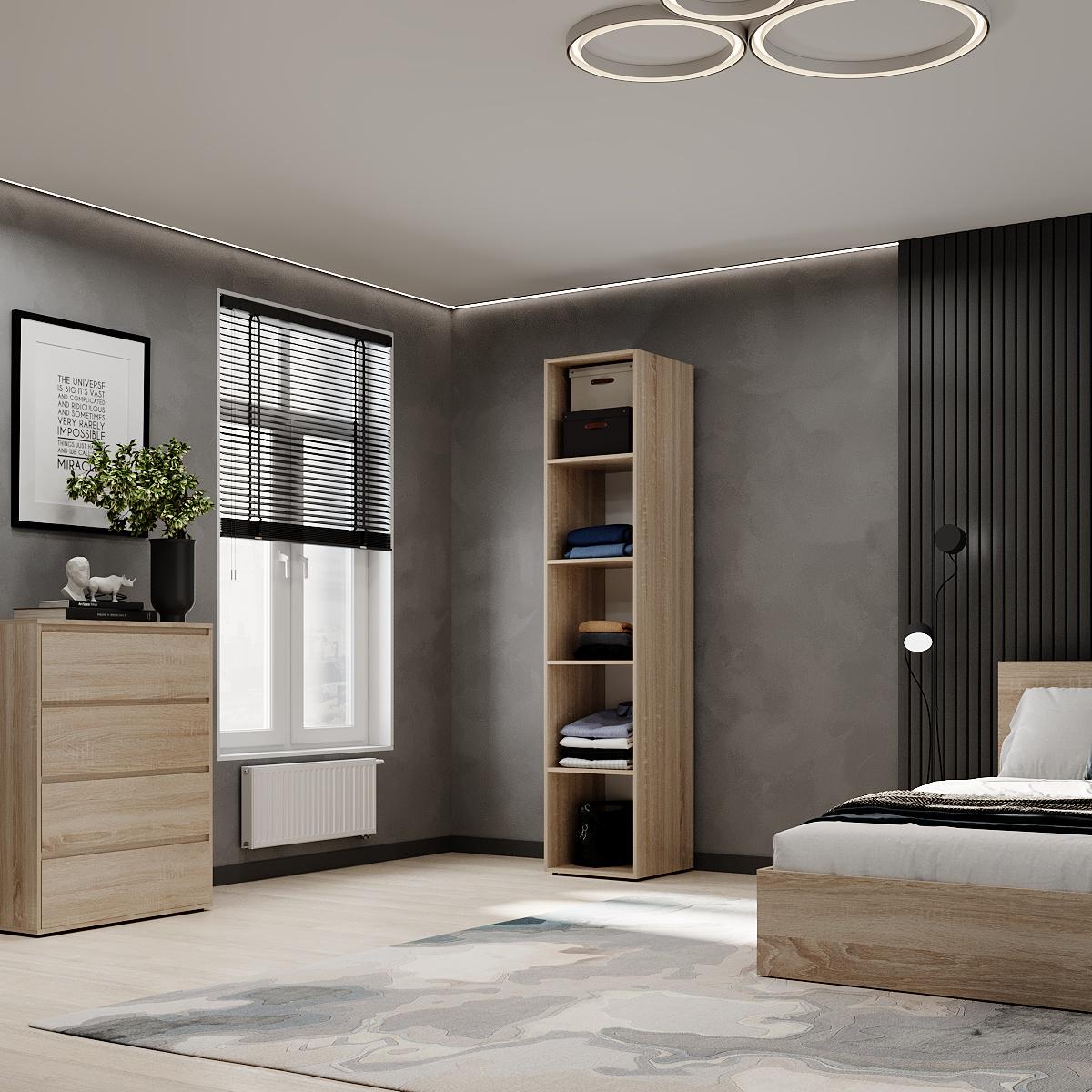 Пенал закрытый ART IN HEAD №1 Light 400x500x2200 мм Дуб Сонома светлый (GALT08130000000) - фото 3 Пенал закрытый ART IN HEAD №1 Light 400x500x2200 мм Дуб Сонома светлый (GALT08130000000) - фото 3