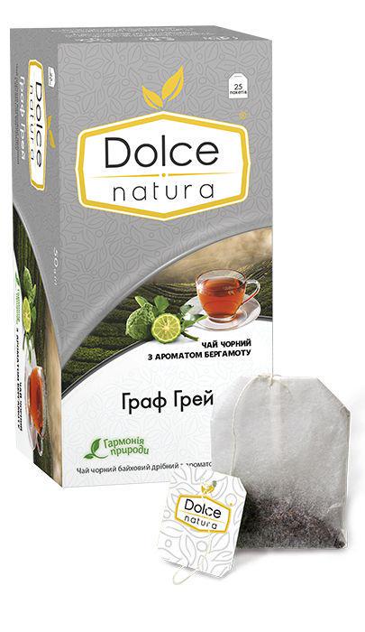Чай черный с бергамотом Dolce Natura Граф Грей 2 г 25 шт. (4820093482646)